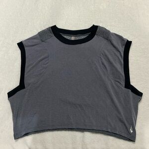 Free People Movement Gray Sleeveless Women's Top